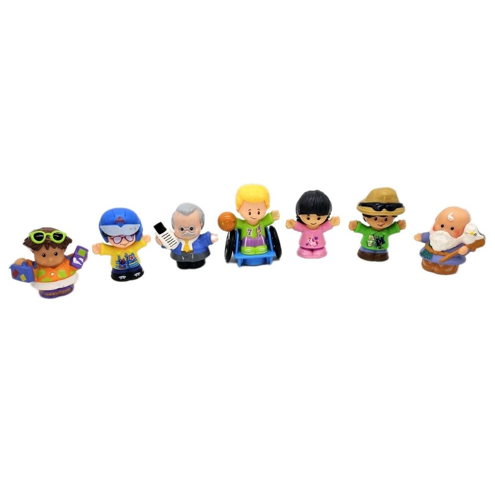 Fisher-Price Little People Figures Lot of 6 - Diverse Characters
